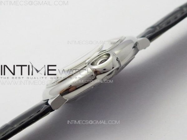Ballon Bleu 36mm SS K3F 1:1 Best Edition White Textured Dial on Black Leather Strap A076 – Bild 9