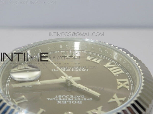 DateJust 41 126334 SS BP 1:1 Best Edition New Version Gray Roman Markers Dial on Jubilee Bracelet – Bild 9
