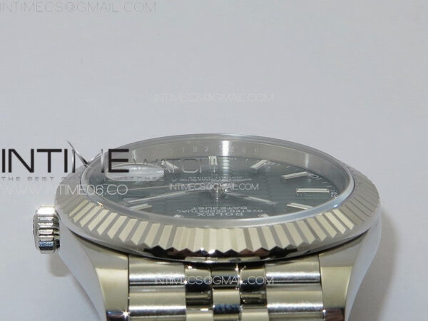 DateJust 41 126334 SS GMF 1:1 Best Edition Green Fluted Dial on Jubilee Bracelet – Bild 8
