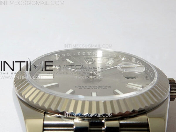 DateJust 41mm 126334 904 SS ARF 1:1 Best Edition Silver Dial Sticks Markers on Jubilee Bracelet SH3235 – Bild 9