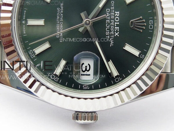 DateJust 41 126334 904L SS VSF 1:1 Best Edition Green Dial on Jubilee Bracelet VS3235 – Bild 9