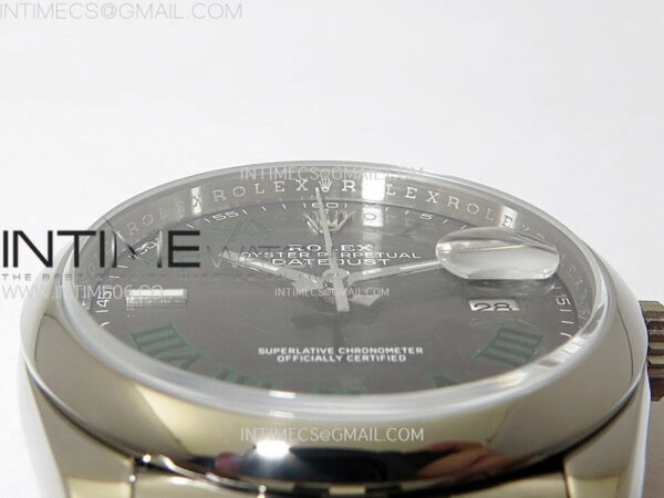 DateJust 36 SS 126200 904L Steel VSF 1:1 Best Edition Gray Dial Roman Markers on Jubilee Bracelet VS3235 – Bild 9