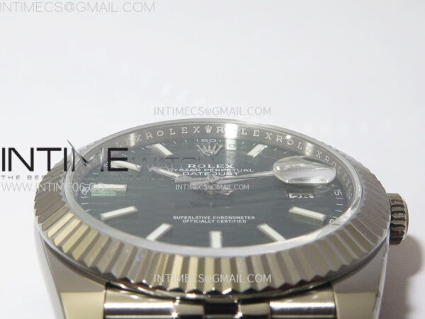 DateJust 41 126334 904L Steel NTF 1:1 Best Edition Green Fluted Dial on Jubilee Bracelet VR3235 – Bild 9
