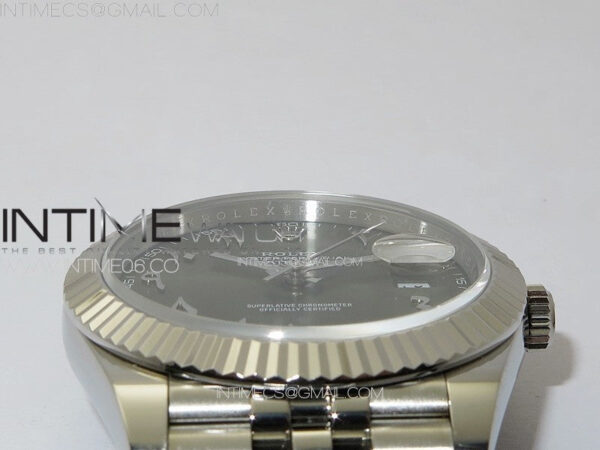 DateJust 41 126334 SS GMF 1:1 Best Edition Green Dial Arabic Markers on Jubilee Bracelet – Bild 9