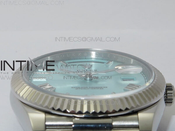 Day Date 40mm SS BP 1:1 Best Edition Silver Roman Dial on SS Bracelet A2836 – Bild 8