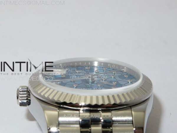 DateJust 31mm 278274 904L SS GMF Best Edition Blue Flowers Crystals Dial on 904L Jubilee Bracelet A2824 – Bild 9