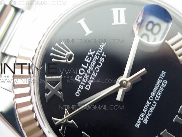 Datejust 31mm 278275 SS BP Best Edition Black Roman Markers Dial on SS President Bracelet – Bild 9