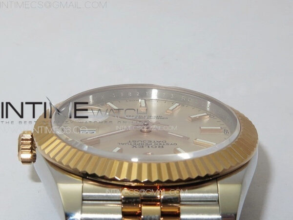 DateJust 41 126331 904L SS/RG GMF 1:1 Best Edition Silver Dial on Jubilee Bracelet VR3235 – Bild 9