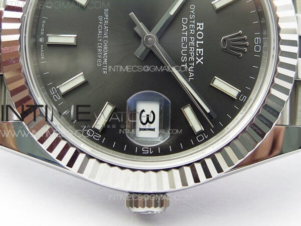 DateJust 41 126334 904L SS VSF 1:1 Best Edition Gray Dial on Jubilee Bracelet VS3235 – Bild 9