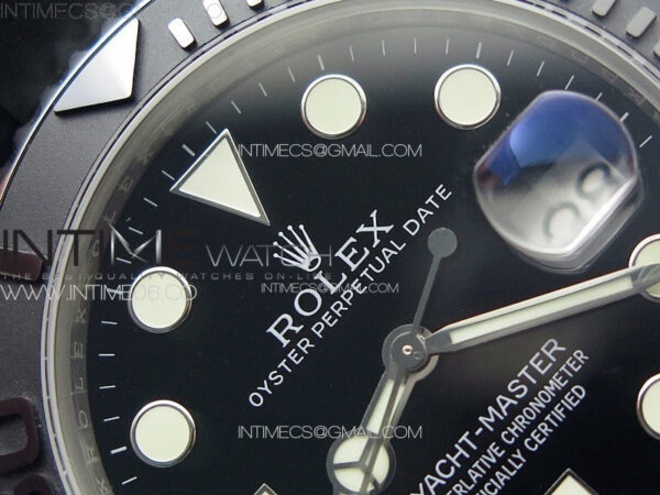 Yacht-Master 42mm 226659 APSF Best Edition 3D Black Ceramic Bezel on Oysterflex Strap SA3235 – Bild 9