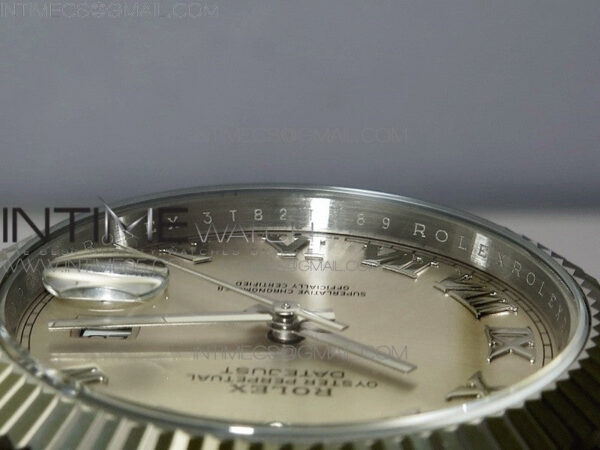 DateJust 41 126334 SS BP 1:1 Best Edition New Version Silver Roman Markers Dial on Jubilee Bracelet – Bild 8