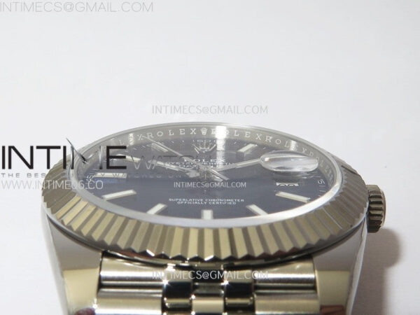 DateJust 41 126334 904L Steel NTF 1:1 Best Edition Blue Fluted Dial on Jubilee Bracelet VR3235 – Bild 9