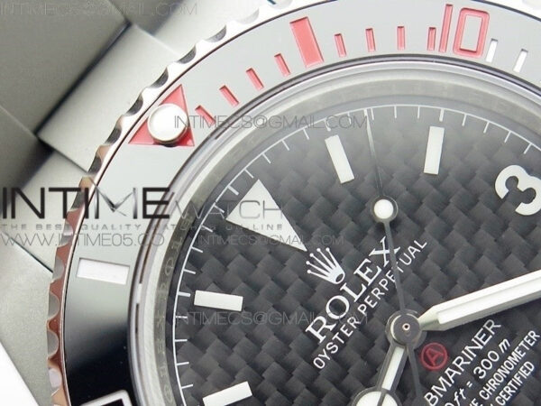 The Rough Matt Carbon Sandblast SS GMF Best Edition Carbon Dial on SS Bracelet SA3130 – Bild 8