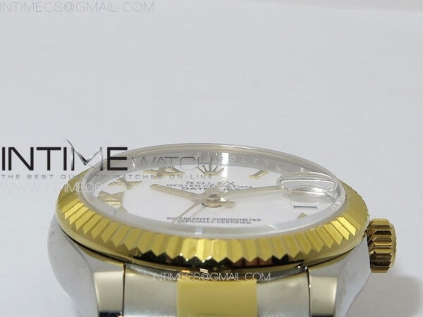 DateJust 31mm 178271 SS/YG APSF Best Edition White Dial Roman Markers on Oyster Bracelet A2824 – Bild 9