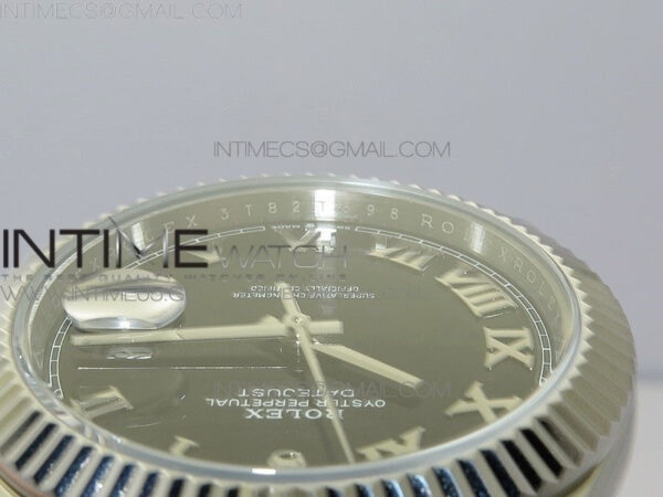 DateJust 41 126334 SS BP 1:1 Best Edition New Version Black Roman Markers Dial on Jubilee Bracelet – Bild 10
