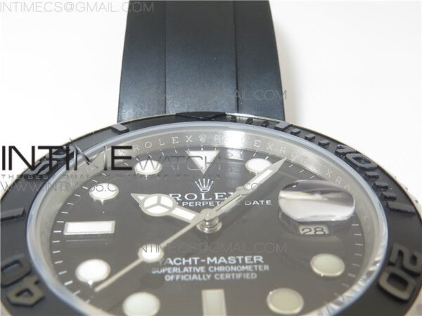 Yacht-Master 226659 42mm BP Maker Best Edition Black Ceramic Bezel on Oysterflex Rubber Strap A2824 – Bild 9
