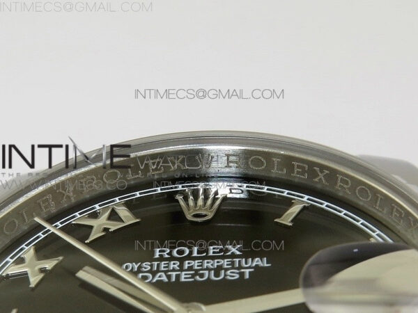 DateJust 36 116234 SS V2 904L ARF 1:1 Best Edition Black Dial Roman Markers on 904L SS Jubilee Bracelet SH3135 – Bild 9