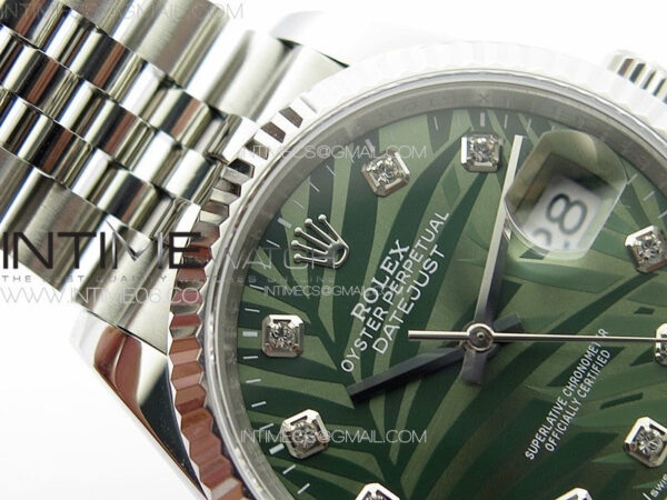 DateJust 36 SS 126233 JDF 1:1 Best Edition New Green Dial on Jubilee SS Bracelet – Bild 7