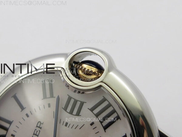 Ballon Bleu 36mm SS/RG K3F 1:1 Best Edition White MOP Dial on SS Bracelet A076 – Bild 9