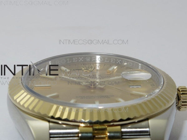 DateJust 41 126333 Wrapped SS/YG 3AF 1:1 Best Edition YG Lumed Dial on Wrapped SS/YG Jubilee Bracelet A3235 – Bild 9