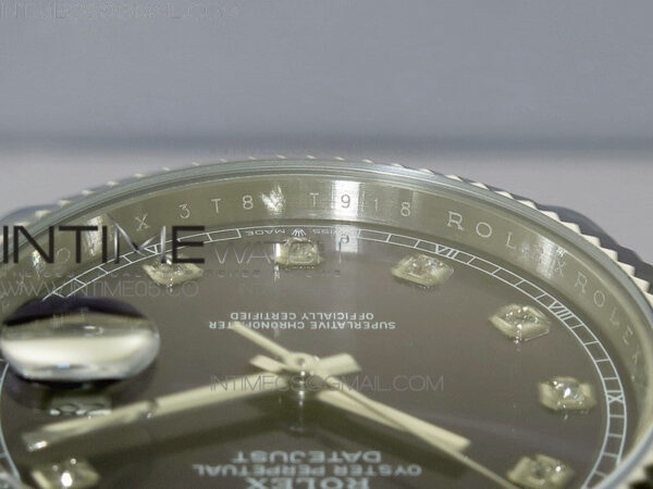 DateJust 41 126334 SS BP 1:1 Best Edition New Version Blue Crystal Markers Dial on Jubilee Bracelet – Bild 9
