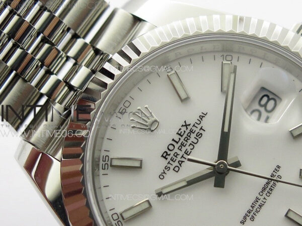 DateJust 41 126334 NTF 1:1 Best Edition 904L Steel White Stick Dial on Jubilee Bracelet VR3235DateJust 41 126334 NTF 1:1 Best Edition 904L Steel White Stick Dial on Jubilee Bracelet VR3235 – Bild 9