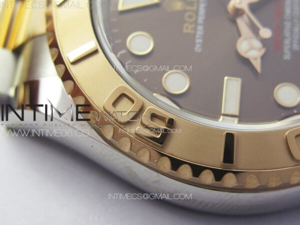 Yacht-Master 126621 904L/RG Clean 1:1 Best Edition Brown Dial On 904L/RG Bracelet VR3235 – Bild 9
