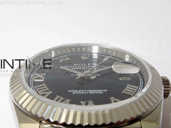 DateJust 41mm 126334 904 SS ARF 1:1 Best Edition Blue Dial Roman Markers on Jubilee Bracelet SH3235 – Bild 8