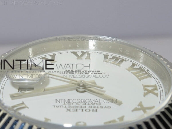 DateJust 41 126334 SS BP 1:1 Best Edition New Version White Roman Markers Dial on Jubilee Bracelet – Bild 9