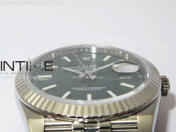 DateJust 41 126334 904L SS VSF 1:1 Best Edition Green Fluted Dial on Jubilee Bracelet VS3235 – Bild 9