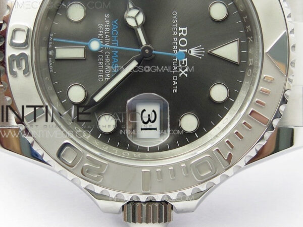 Yacht-Master 126622 904L Steel Clean F 1:1 Best Edition Rhodium Dial on SS Bracelet VR3235 – Bild 9