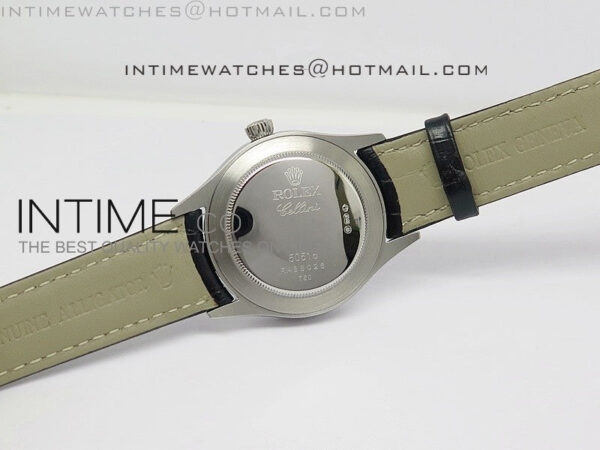 Cellini Date BP Maker SS Diam Bezel Black Dial on Black Leather Strap – Bild 9