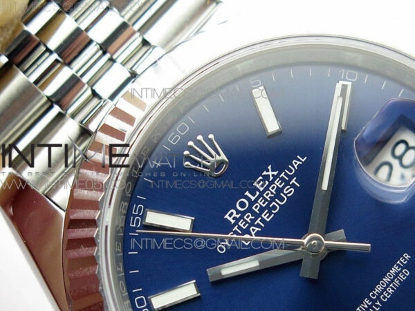 DateJust 41 126334 904L SS VSF 1:1 Best Edition Blue Dial on Jubilee Bracelet VS3235 – Bild 9