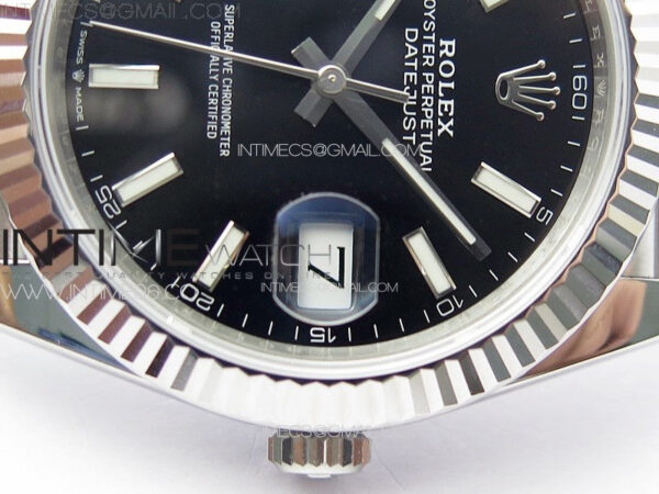 DateJust 41 126334 904L SS VSF 1:1 Best Edition Black Dial on Jubilee Bracelet VS3235 – Bild 11