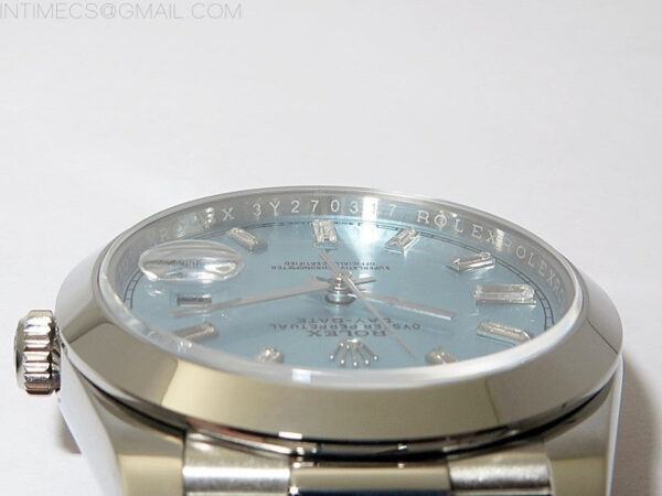 Day Date 40mm 228239 Gain Weight SS/tungsten APSF 1:1 Best Edition Ice Blue Dial T Crystals Markers on SS President Bracelet A2836 – Bild 10