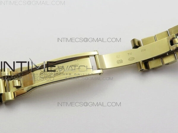 DateJust 28mm YG Diamond Bezel BP Best Edition White Silver Dial on YG Bracelet ETA2671 – Bild 10