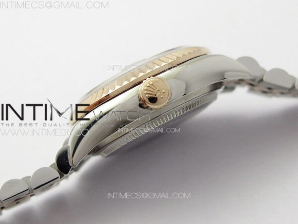 Datejust 28mm 279179 SS/RG APSF Best Edition Brown Dial Crystals Markers on SS/RG Jubilee Bracelet NH05 – Bild 10
