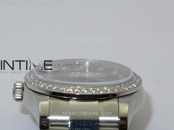 DateJust 31mm 178271 SS Crystal Bezel APSF Best Edition Blue Dial Crystal Markers on Oyster Bracelet A2824 – Bild 10