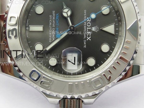 Yacht-Master 126622 904L Steel Clean F 1:1 Best Edition Rhodium Dial on SS Bracelet VR3235 – Bild 10