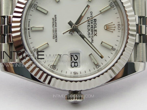 DateJust 41 126334 NTF 1:1 Best Edition 904L Steel White Stick Dial on Jubilee Bracelet VR3235DateJust 41 126334 NTF 1:1 Best Edition 904L Steel White Stick Dial on Jubilee Bracelet VR3235 – Bild 10