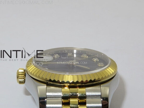 DateJust 31mm 178271 SS/YG APSF Best Edition Gray Dial Crystal Markers on Jubilee Bracelet A2824 – Bild 10