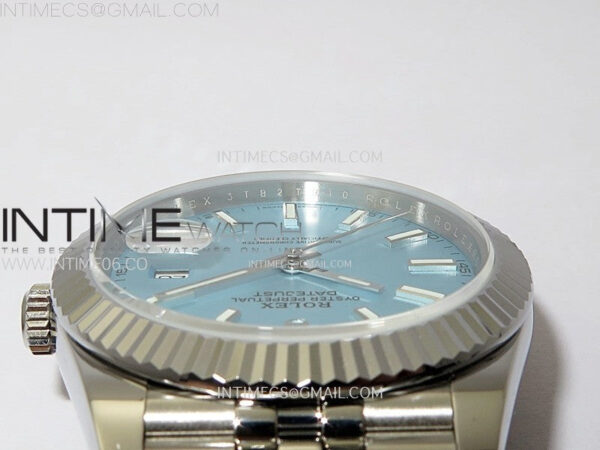 DateJust 41 126334 SS BP 1:1 Best Edition Ice Blue Dial on Jubilee Bracelet – Bild 10