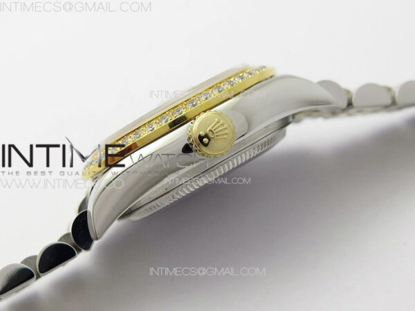 Datejust 28mm 279179 SS/YG APSF Best Edition Gold Dial Crystals Markers on SS/YG Jubilee Bracelet NH05 – Bild 10