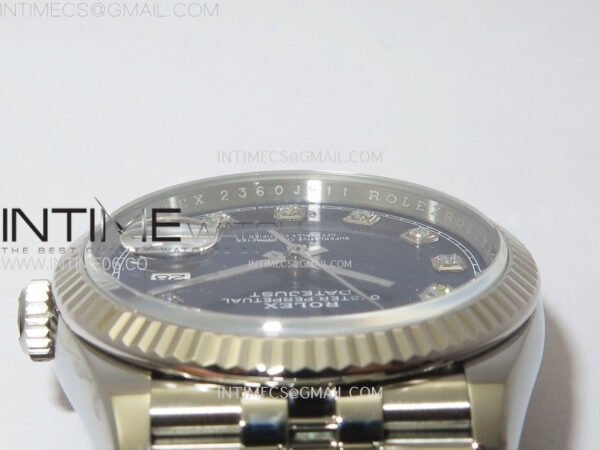 DateJust 36 SS 126234 VSF 1:1 Best Edition 904L Steel Blue Dial Diamonds Markers on Jubilee Bracelet VS3235 – Bild 10