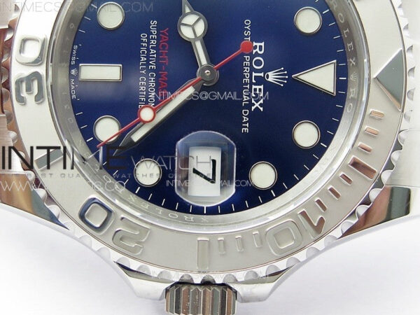 Yacht-Master 126622 904L Steel Clean F 1:1 Best Edition Blue Dial on SS Bracelet VR3235 – Bild 10