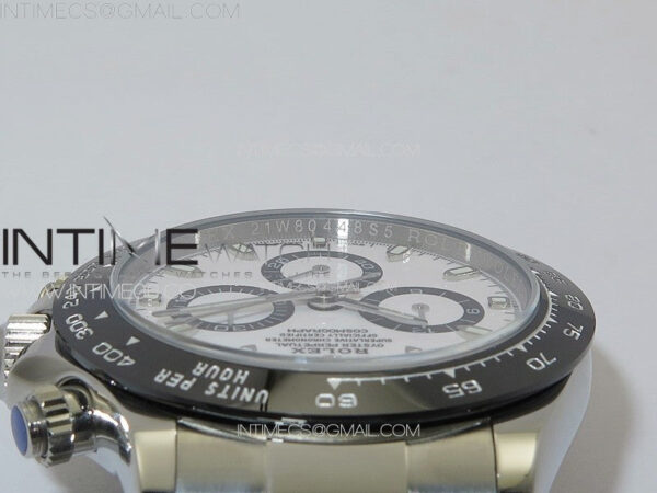 Daytona 116500LN APSF Best Edition White Dial Sticks Markers On SS Bracelet Slim A7750 – Bild 9