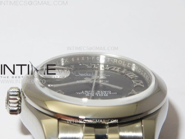 Datejust 28mm 279166 Smooth Bezel SS APSF Best Edition Gray Dial Roman Markers on SS Jubilee Bracelet NH05 – Bild 10