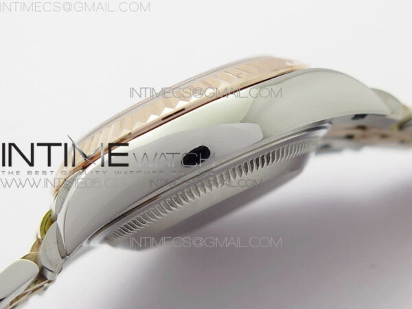 Datejust 28mm 279173 SS/RG BP Best Edition Blue Texture Dial on SS/RG Jubilee Bracelet ETA2671 – Bild 11