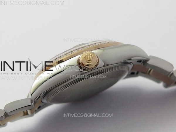 DateJust 31mm 72610 SS/Crystals Bezel APSF Best Edition Green Dial Roman Markers on Oyster Bracelet A2824 – Bild 10