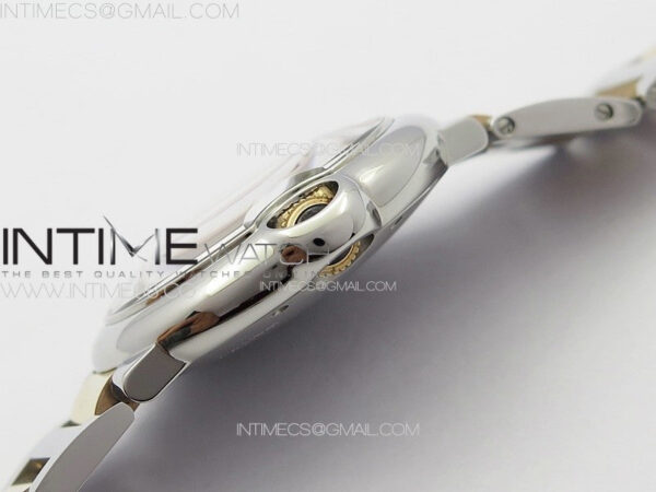 Ballon Bleu 36mm SS/RG K3F 1:1 Best Edition White MOP Dial on SS Bracelet A076 – Bild 10